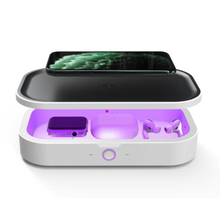 Load image into Gallery viewer, Ultraviolet C Sterilizer &amp; Wireless Charging Station
